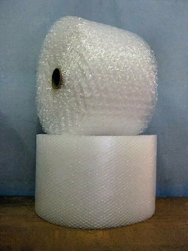 Bubble Cushioning Wrap Combo 150' roll 3/16 (Sm) + 62' roll 1/2" (Lg) Free Ship