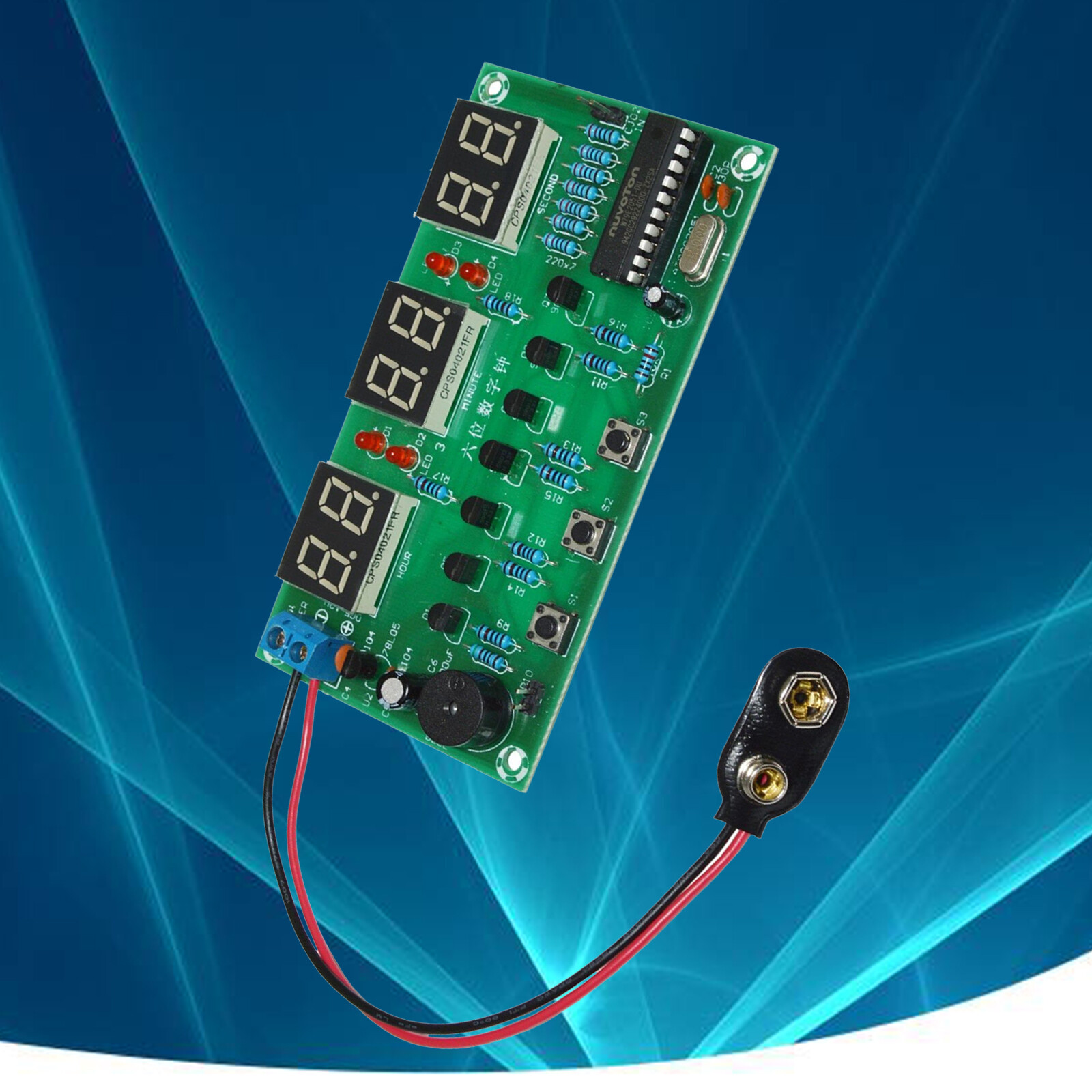 DIY Digital Clock Circuit Kit Electronic Clock Teaching soldering Practice Kit