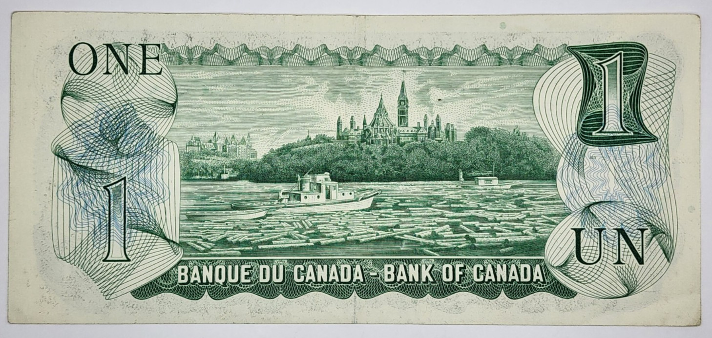 1973 Canada 1 Dollar Banknote - P# 85
