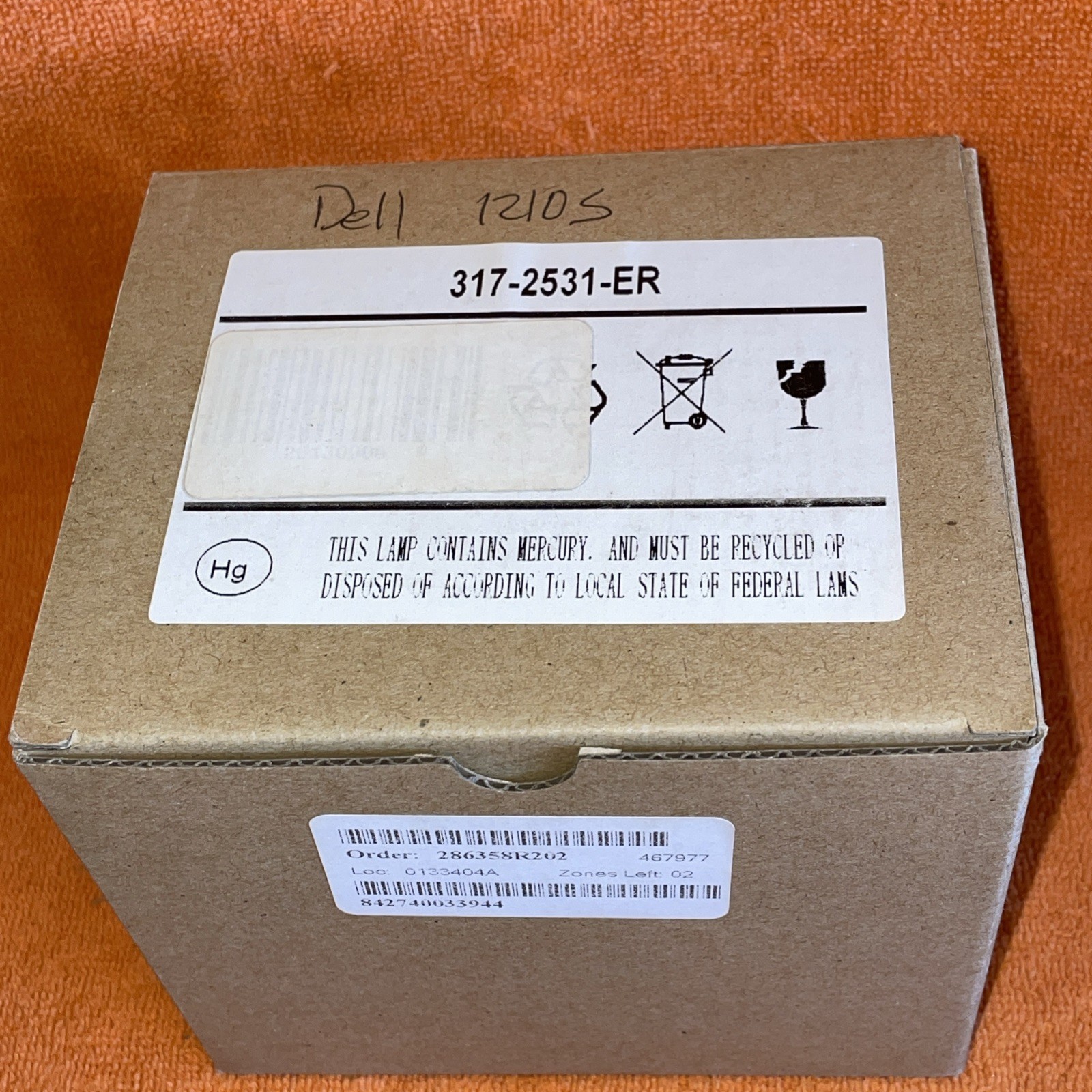 Replacement Bulb Dell 1210S Lamp & Housing Dell 1210S Proxima Projector (1410X)