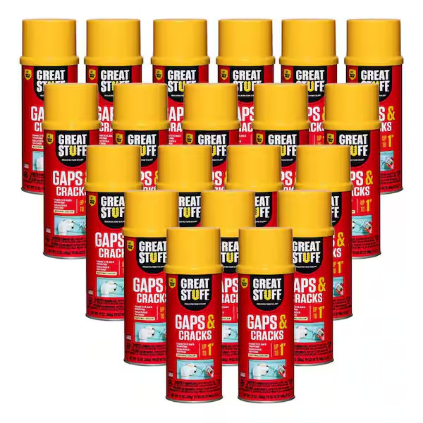 Great Stuff 12 Oz. Gaps and Cracks Insulating Spray Foam Sealant 20 Pack
