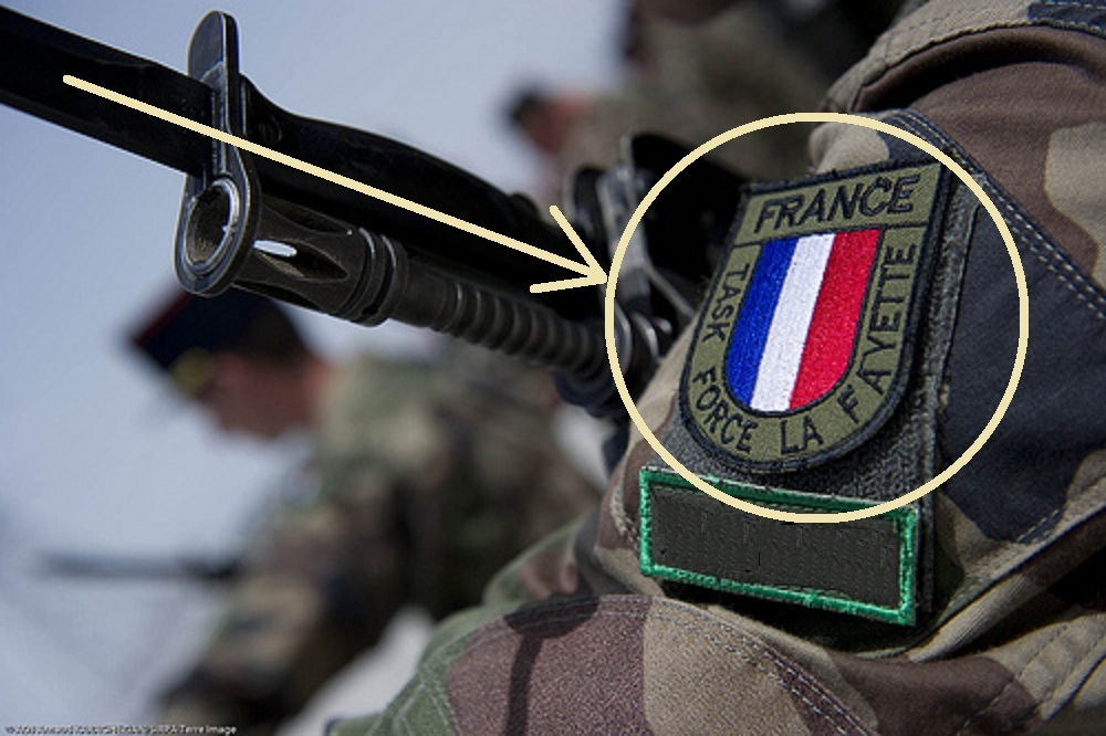 FRENCH FOREIGN LEGION Brigade La Fayette vêlkrö PATCH: Task Force La Fayette