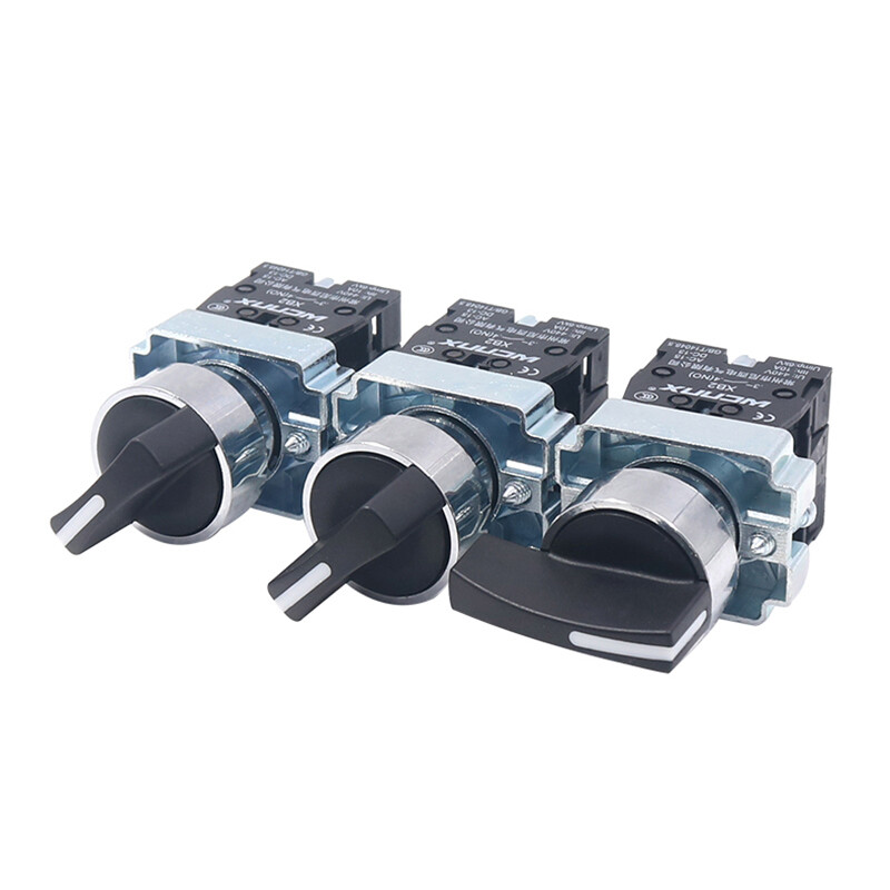 22mm Rotary Control Switch 2/3 Position Panel Mount Changeover Selector XB2 10A
