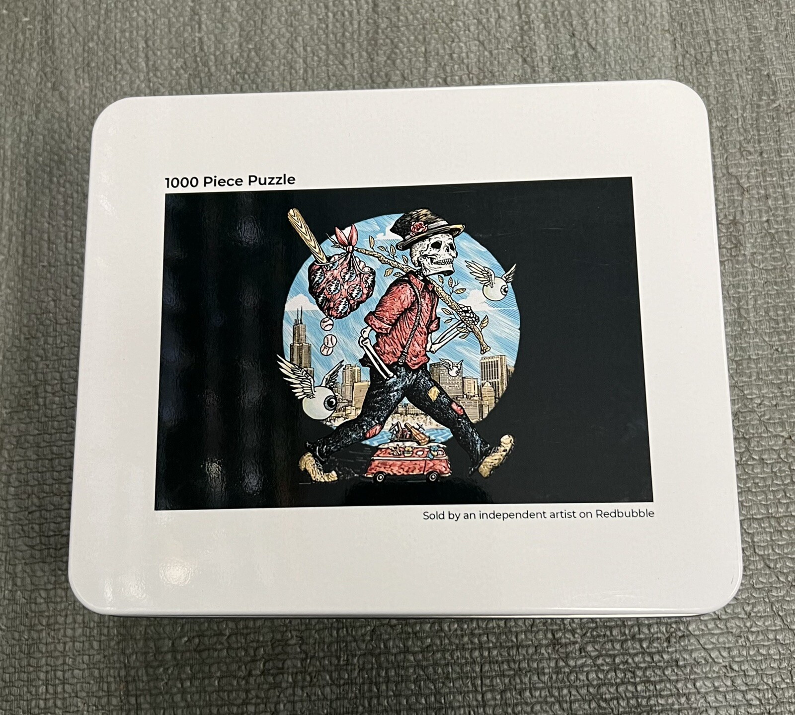 Grateful Dead Puzzle 1000 Piece Hobo Skeleton Unopened