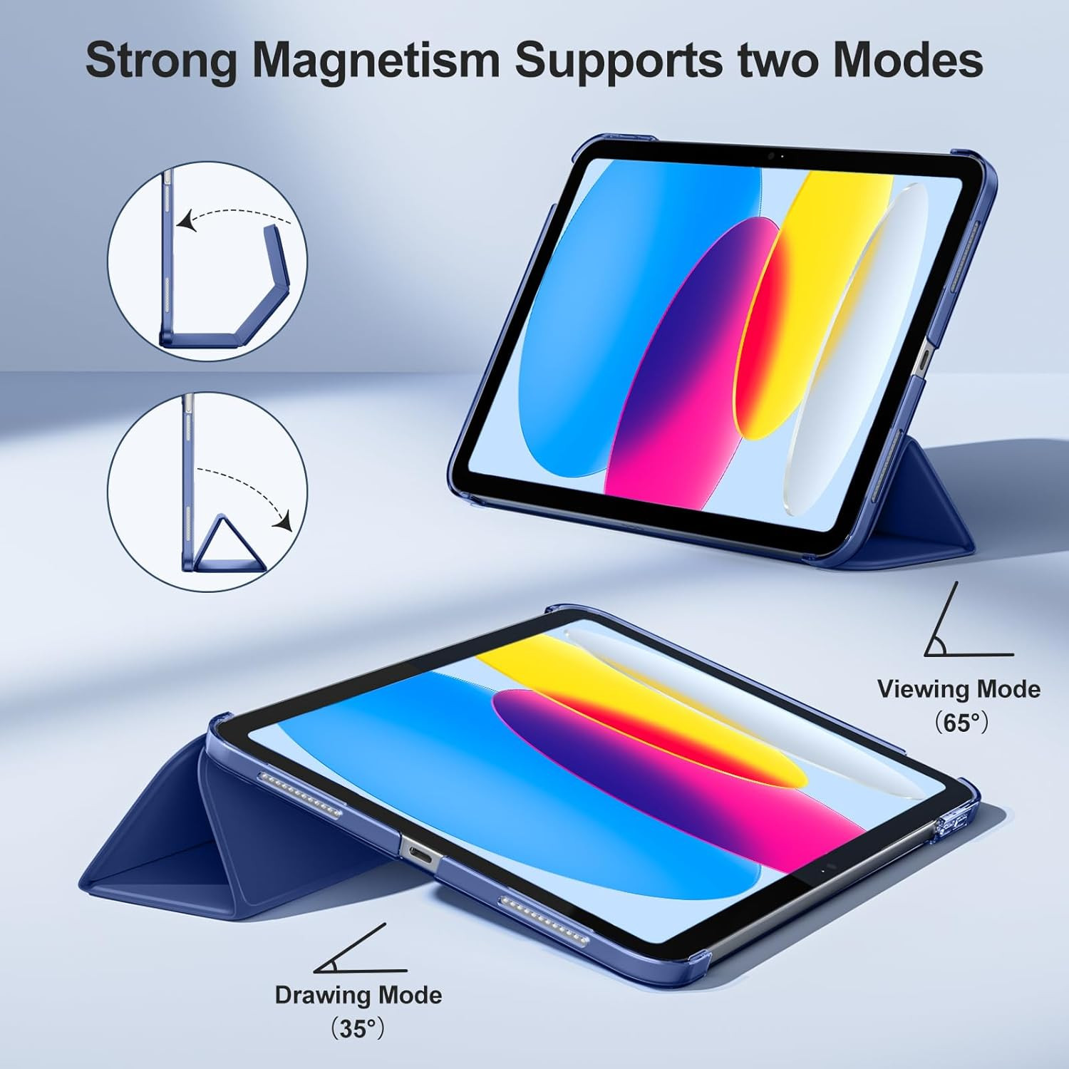 For Ipad (A16) 11Th Generation Case 11 Inch 2025 with Screen Protector, Ipad ...