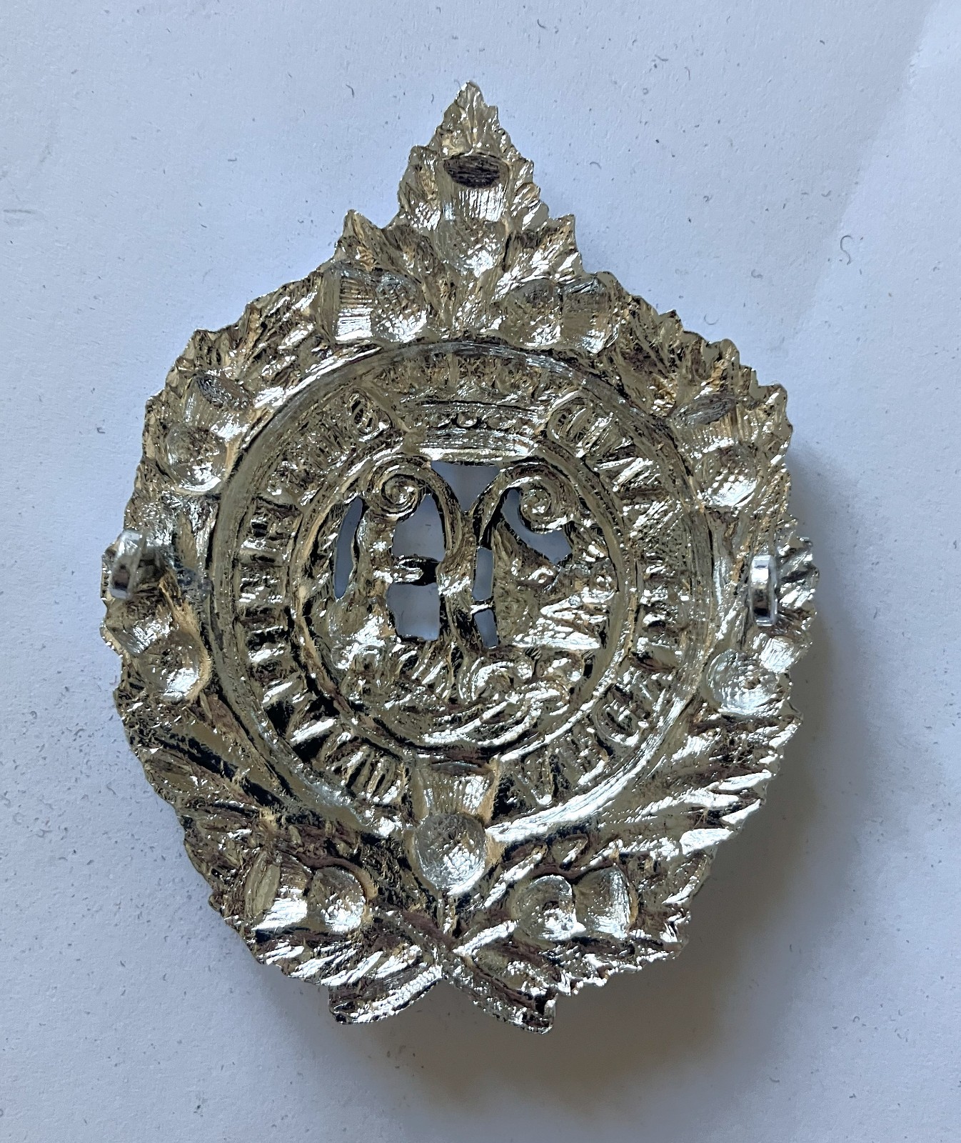 British Army Argyll & Sutherland Highlanders anodised cap badge