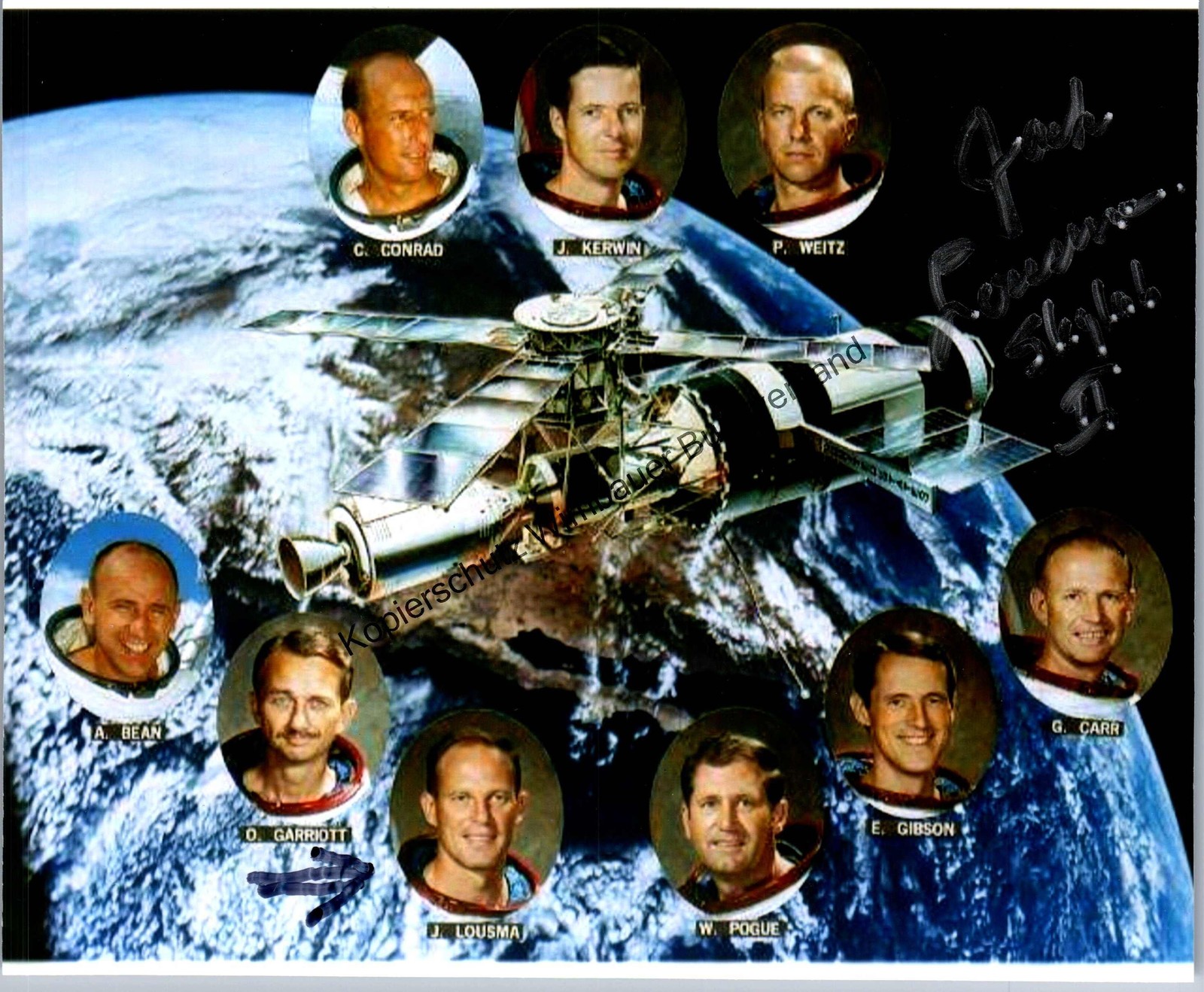 Original Autograph Jack Lousma Astronaut // Autograph Autograph Signed 333465