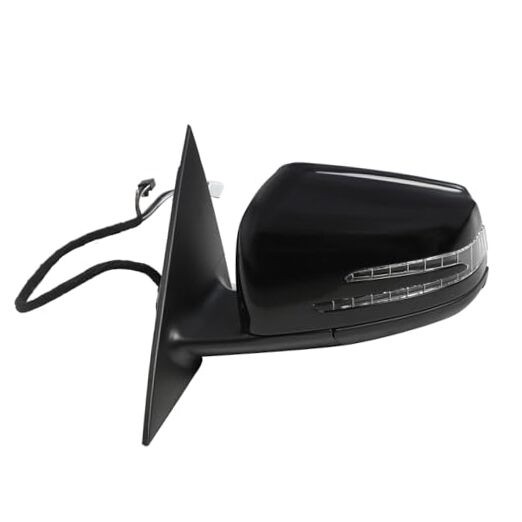 Side Mirror Assembly Compatible with CLA250 CLA45 AMG 2014-2018 Left Black