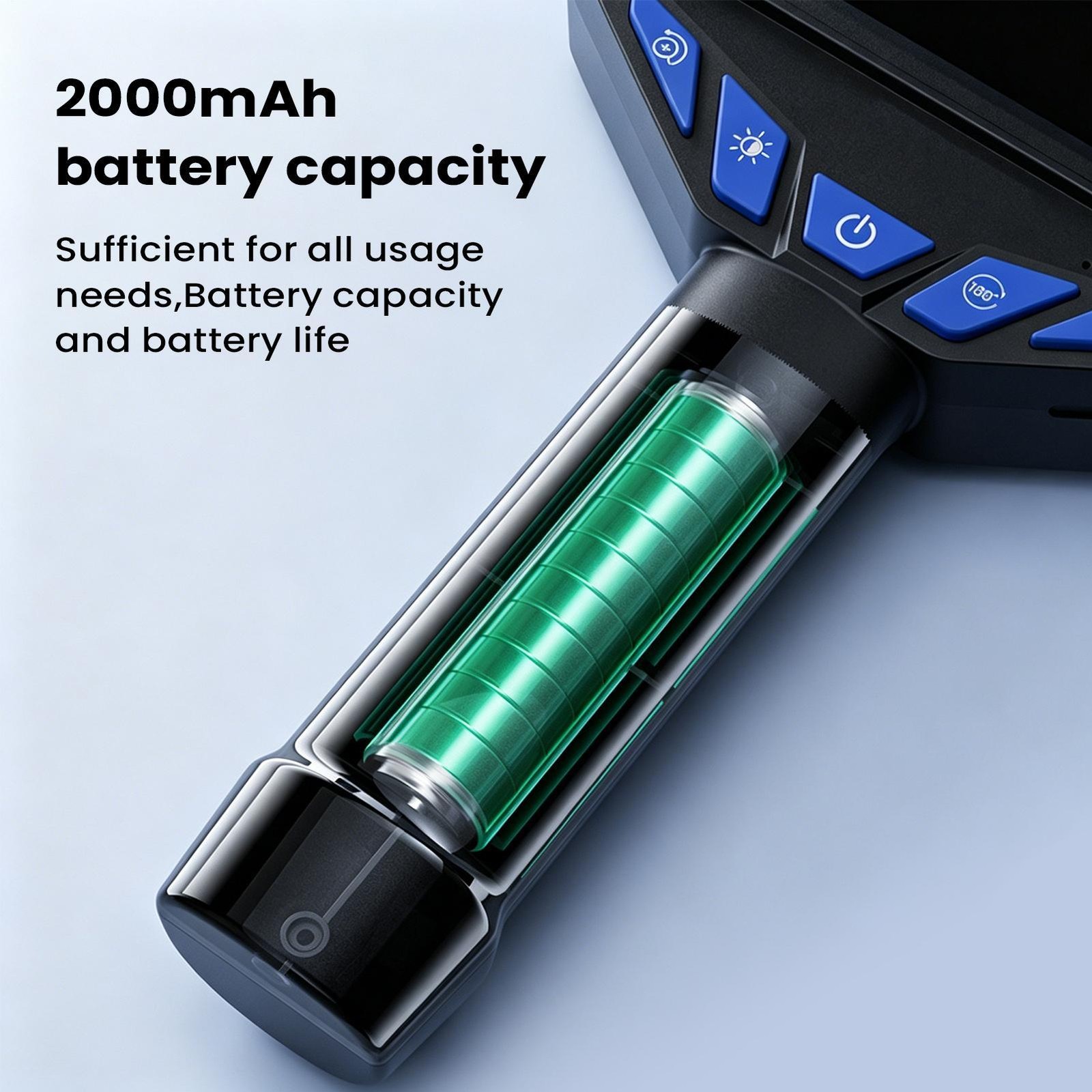 Endoscope Camera Articulating Borescope 4.3" 178° Endoscope Inspection Camera