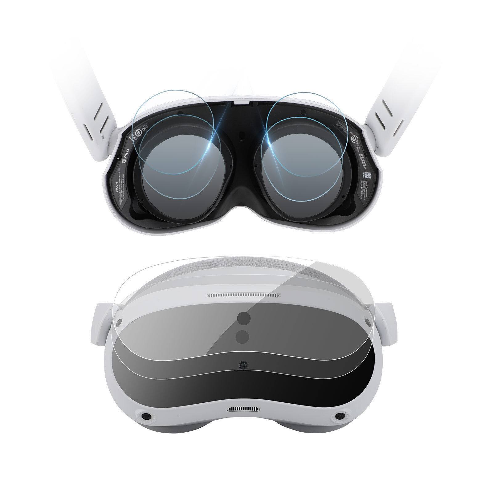 For PICO 4 All-in-One VR Headset Glasses Lens Film HD Anti-Scratch Protector NEW