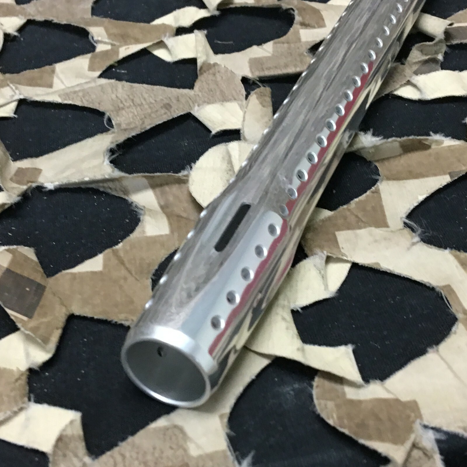 NEW Smart Parts Paintball Freak Barrel Front - Silver - 16 inch