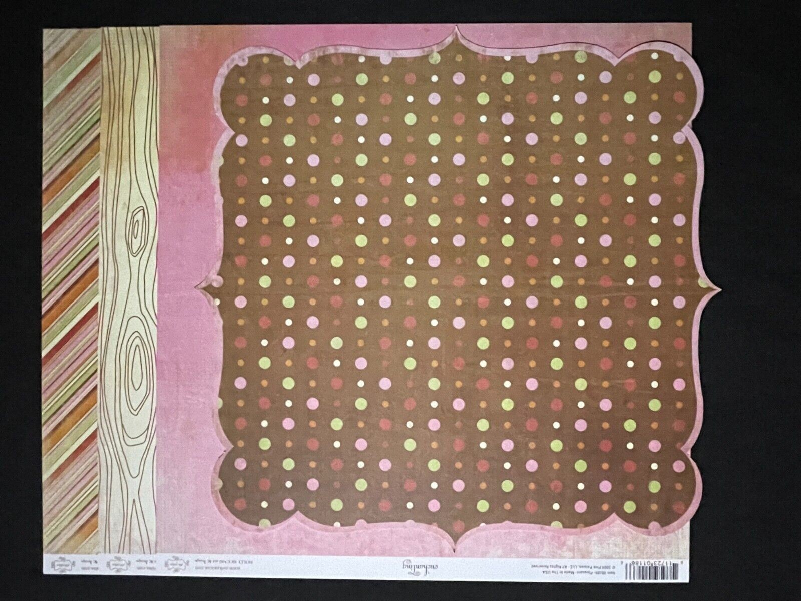 PINK PAISLEE "ENCHANTING" COLLECTION 12X12 SS HEAVY PAPER AND DIE CUT