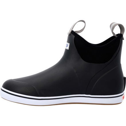 XTRATUF Men's 6" Ankle Deck Boot Black - 22736, Black