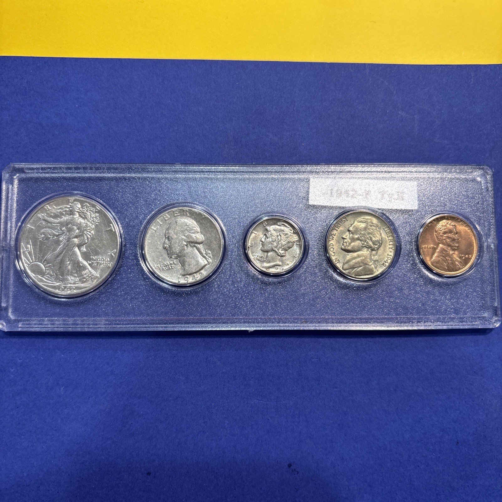 1942-P Ty. II Affordable US Silver Mint Set Nice High Quality Coins Big P Nickel