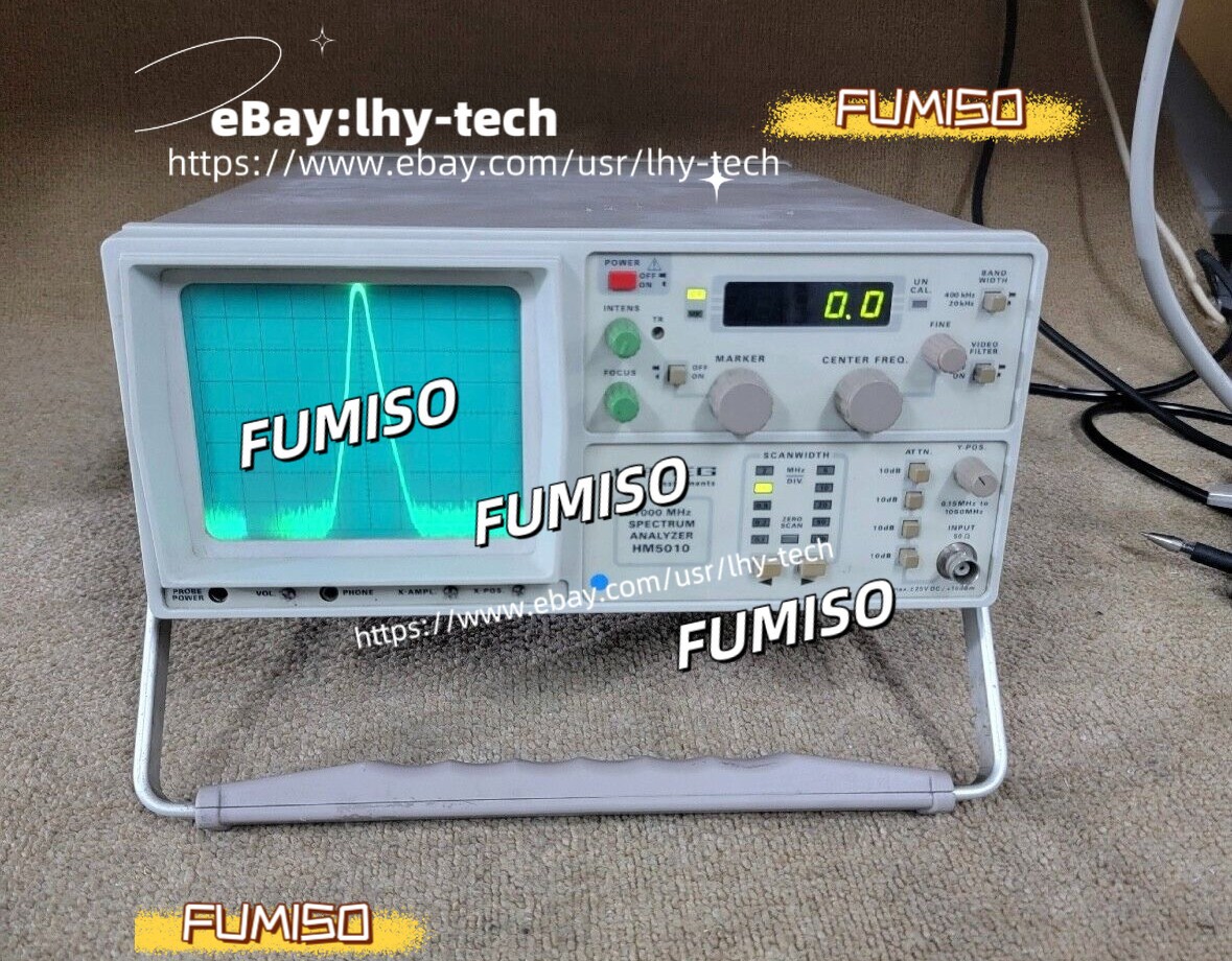 USED 1PCS HAMEG HM-5010 1000mhz 0.15MHz-1050MHz Spectrum Analyzer--&lhy