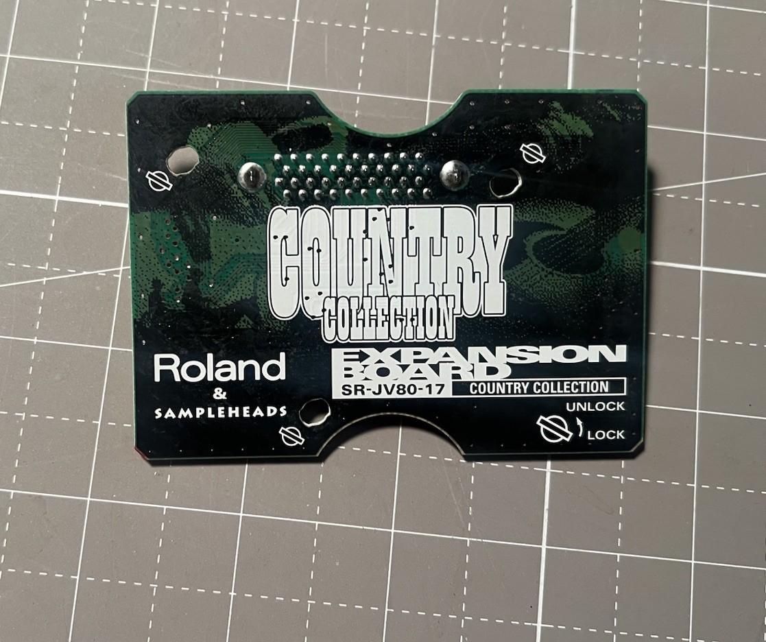 Roland SR-JV80-17 Country Collection Expansion Board  SR JV80 17