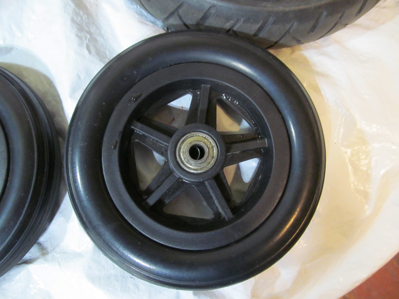 Front & Rear Wheels From Feather Chair Mobility Scooter