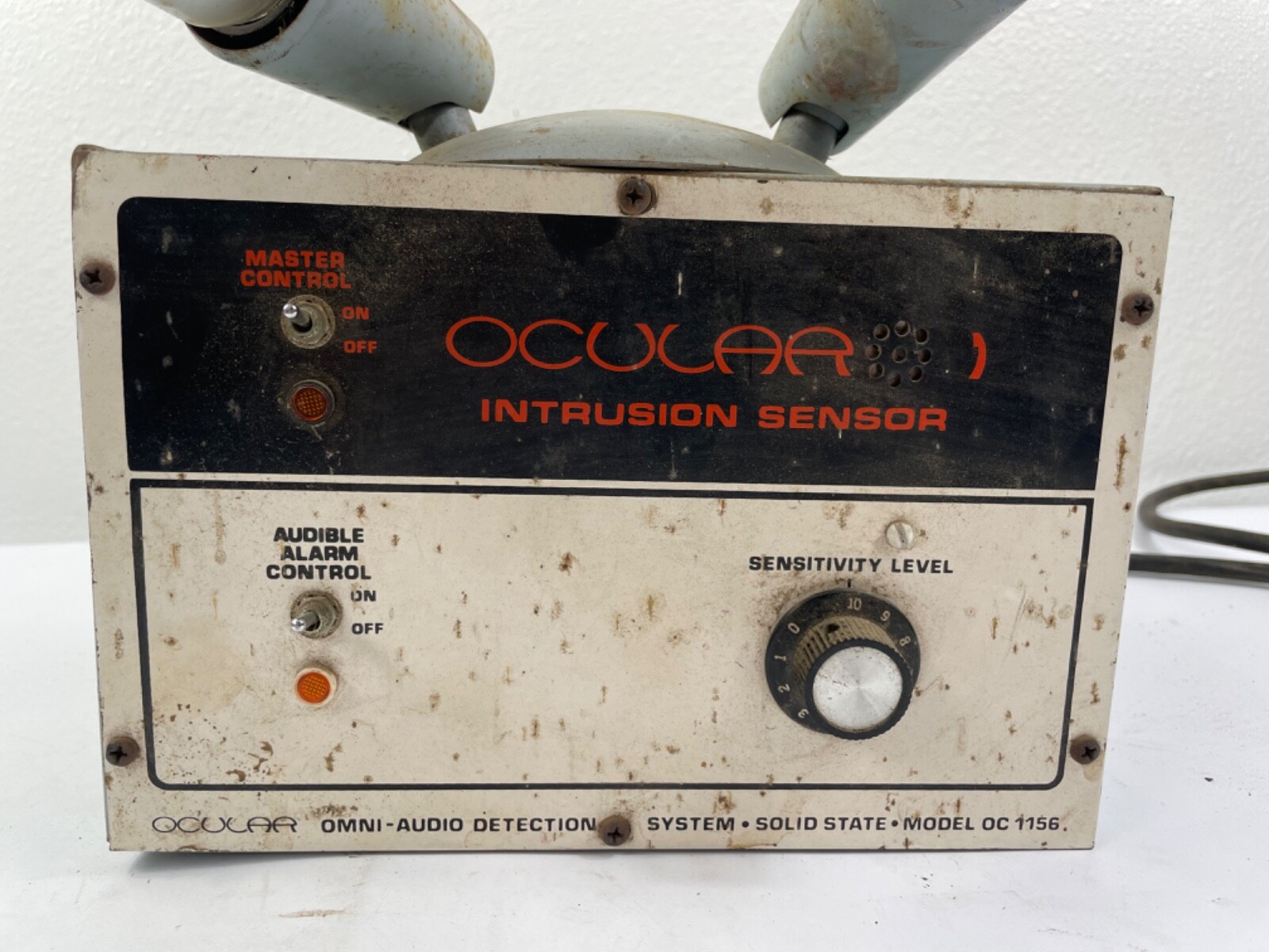 Vintage Ocular Intrustion Sensor Omni Audio Detection System Model: OC 1156