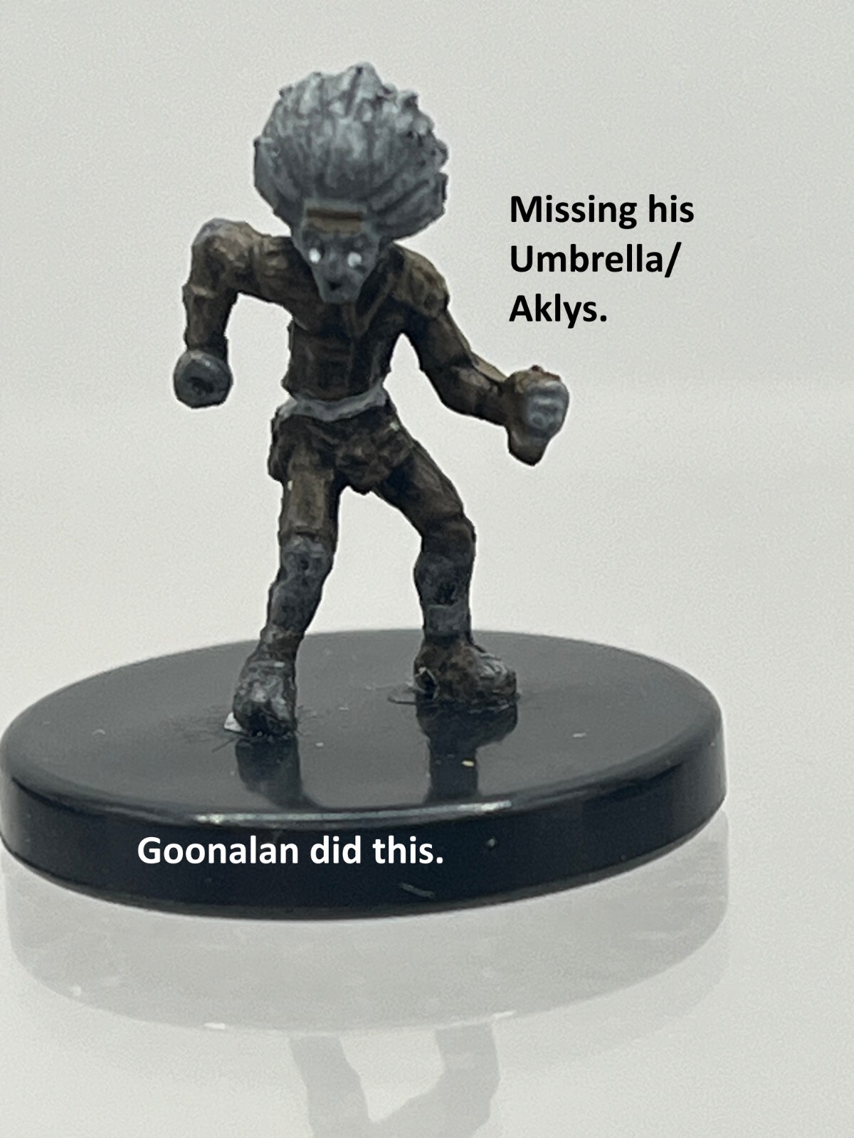 D&D Pathfinder Mini Shattered Star 01 Caedimus (Derro) MISSING WEAPON