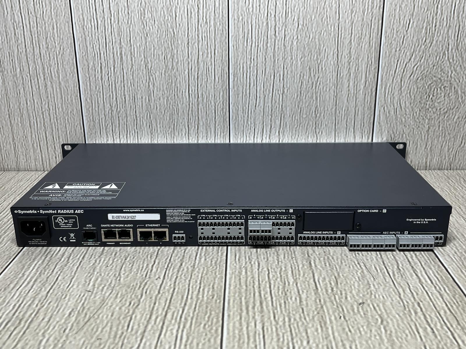 Symetrix SymNet Radius AEC Audio DSP Processor Conferencing
