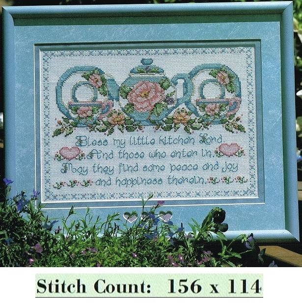 BLESS MY KITCHEN  CROSS STITCH PATTERN   ONLY -  B5
