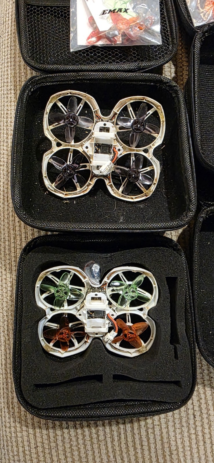 6 Emax Drones Combo + Transmitter & Goggles