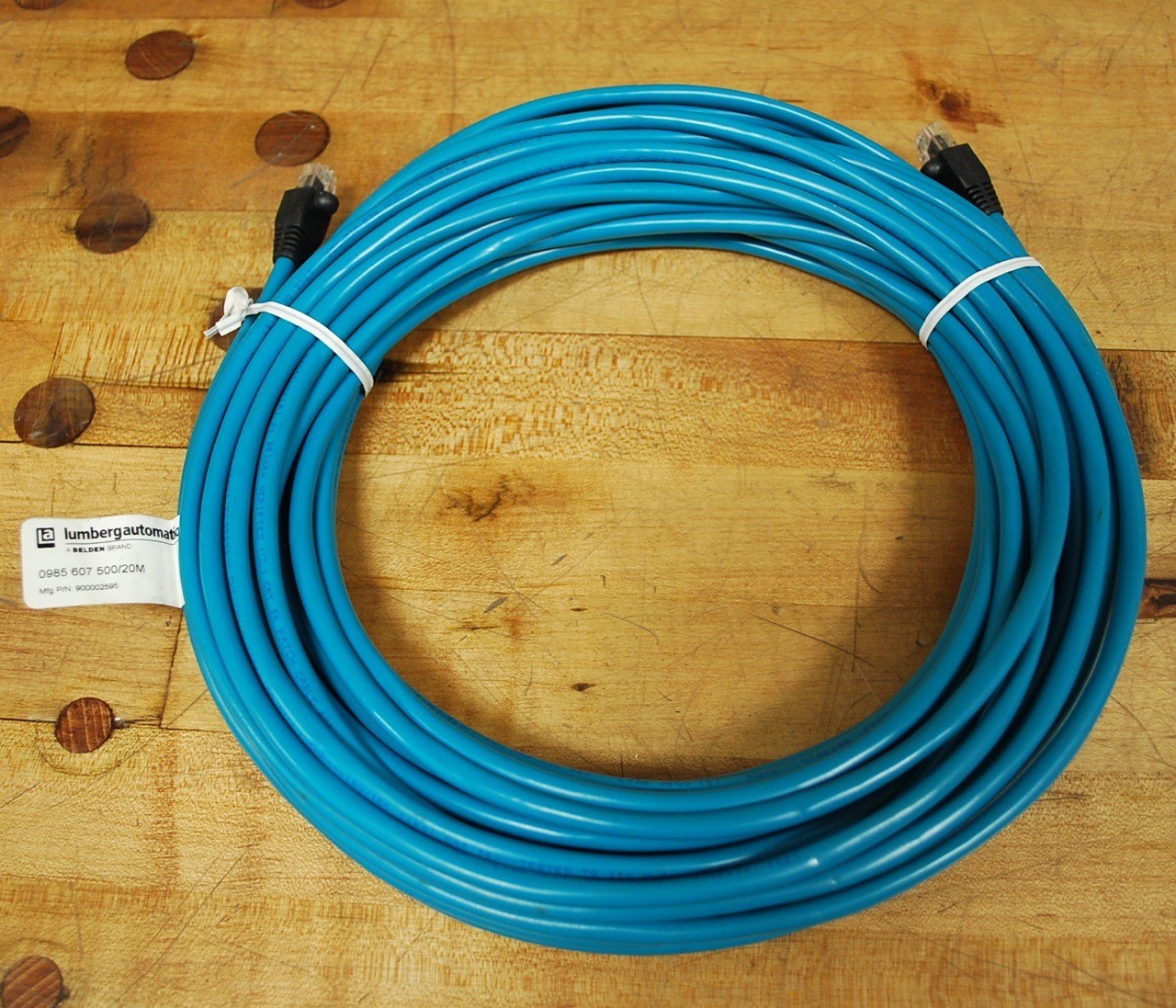 Lumberg 0985 607 500 /20M, 5 Meter Patch Cable RJ45 to RJ45 - NEW