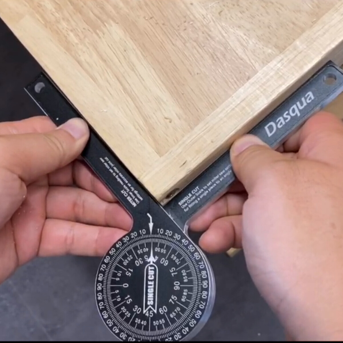 DASQUA 7" / 170MM MITER SAW PROTRACTOR (1804-1006)