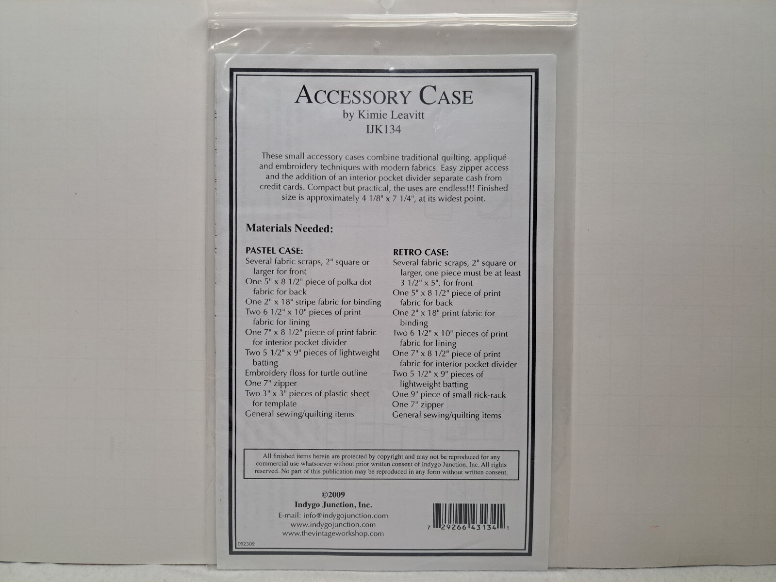 Indygo Junction Pattern - Accessory Case #IJK134