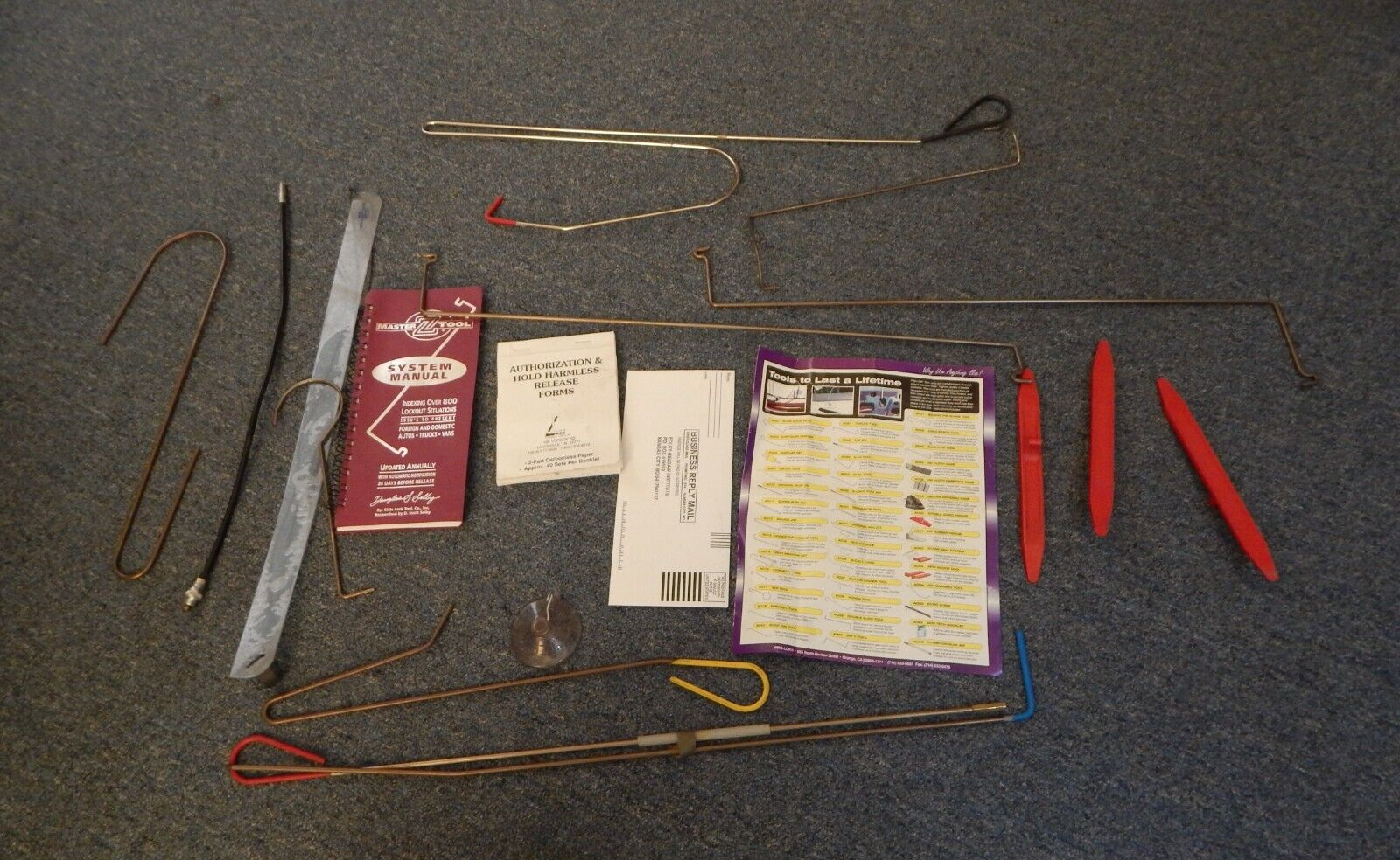 Vintage Grand Master Z-Tool System Vehicle Lockout Access Tools