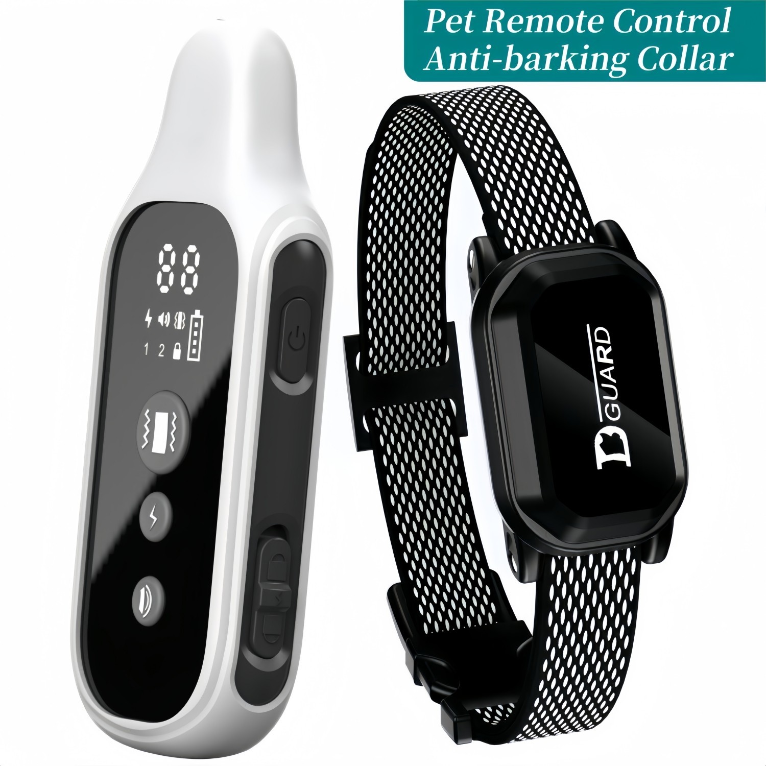 Remote control barking control device for pets, keeps pets in line and does not