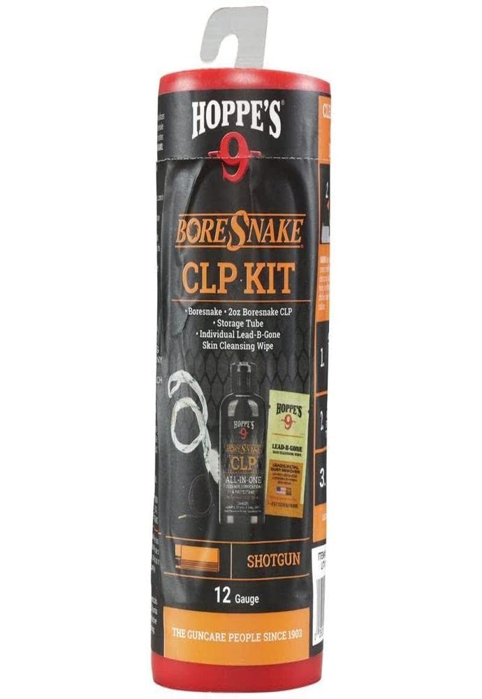 Hoppes CLP Cleaning Kit 12 Gauge Shotgun Snake Gun Cleaner 210012