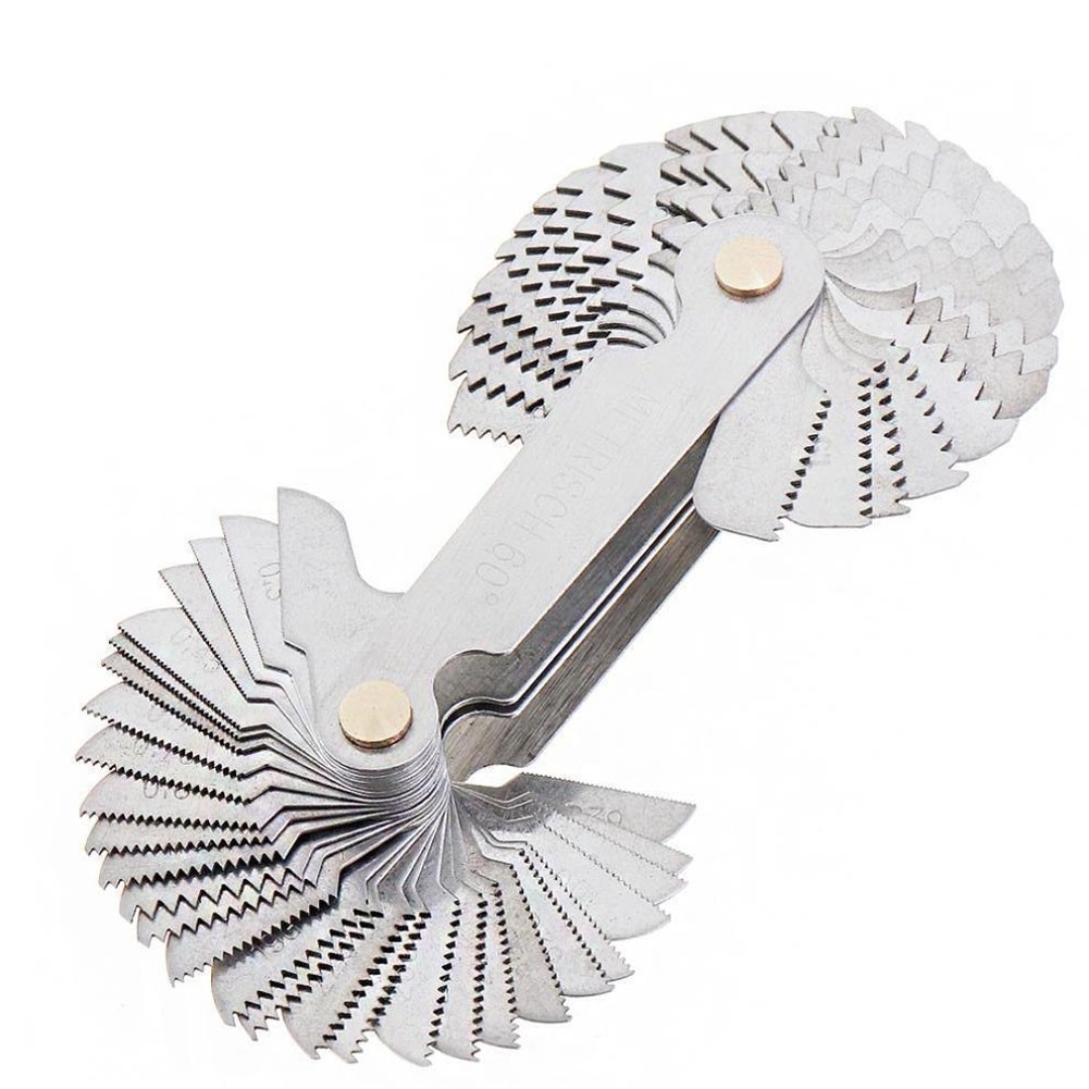 High Quality Stainless Steel 58 Piece Blade Thread Gauge for Multiple Uses