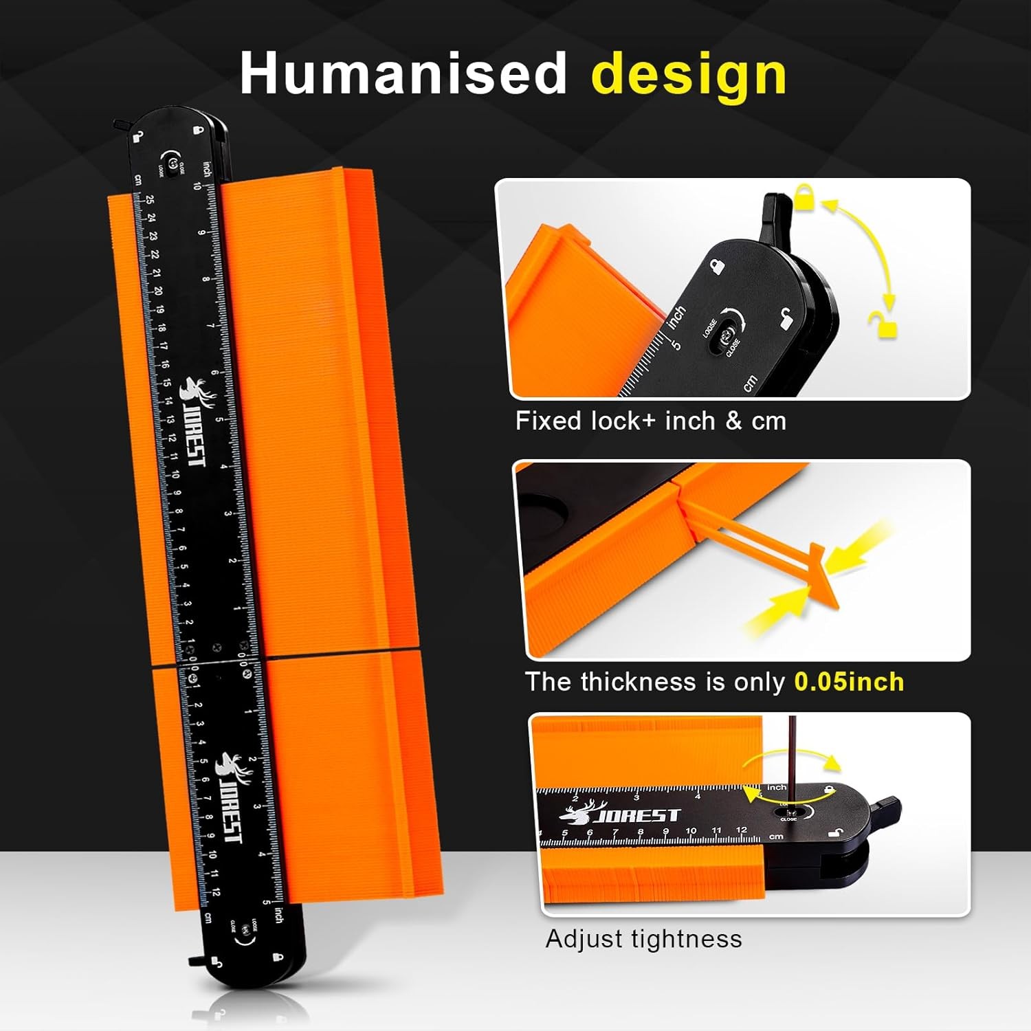 Connectable Contour Gauge Shape Duplicator Tool