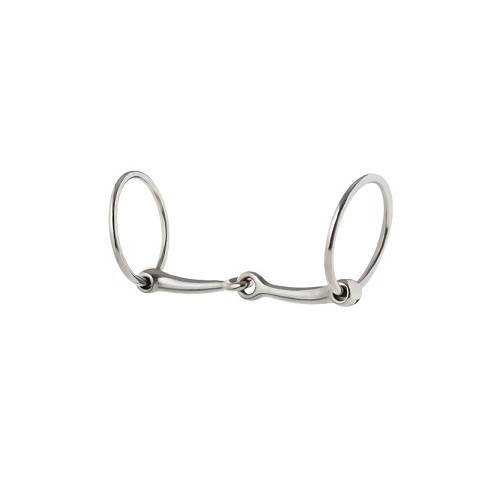 Horse bit All Purpose Loose Ring Snaffle Black 5" Nickel Plated Malleable Iron