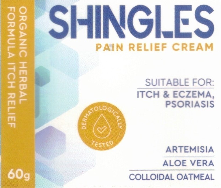 HIPFATE Shingles Relief Cream, Reduces Itching/Pain, All Natural Herbal, 60g