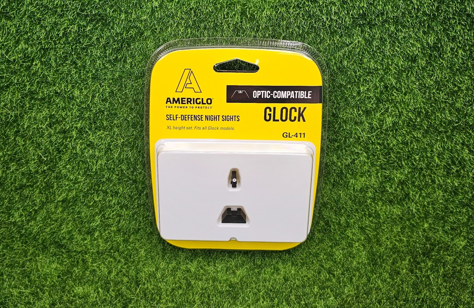 AmeriGlo Optic-Ready Night Sights for Glock, XL Tall Suppressor Height #GL-411