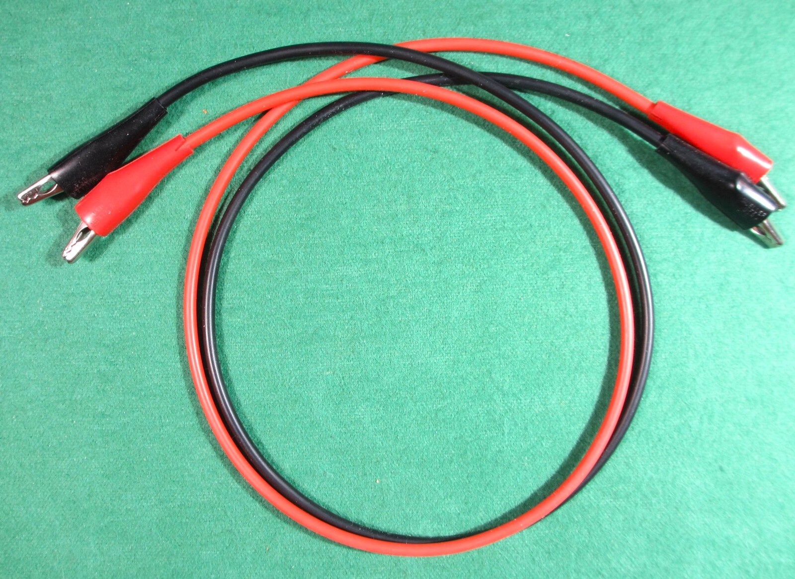 24"L Jumper Leads w/ Mueller BU-30BL  A-Clips & #32 Insulators w/ Silicone wire