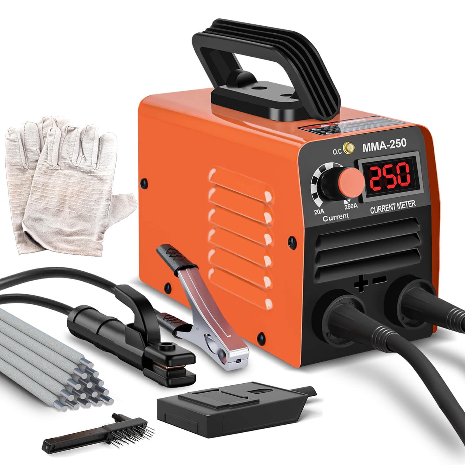 Soldadora Electrica Portatil Inversor 250A 110v / 220v Maquina De Soldar MMA ARC