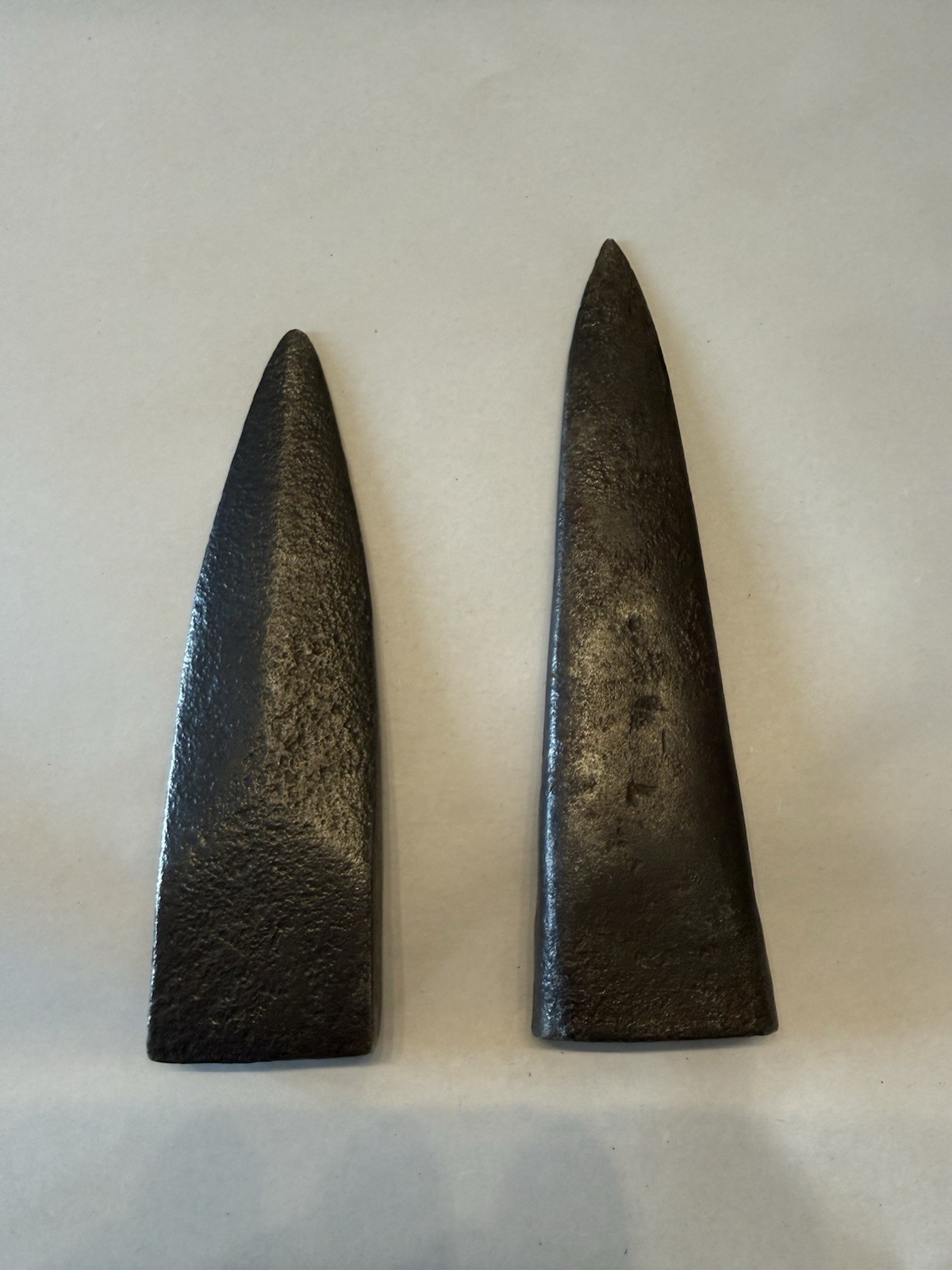 Antique Hand Forged Iron Stake Tools Blacksmith Farrier Cobbler Lot 2
