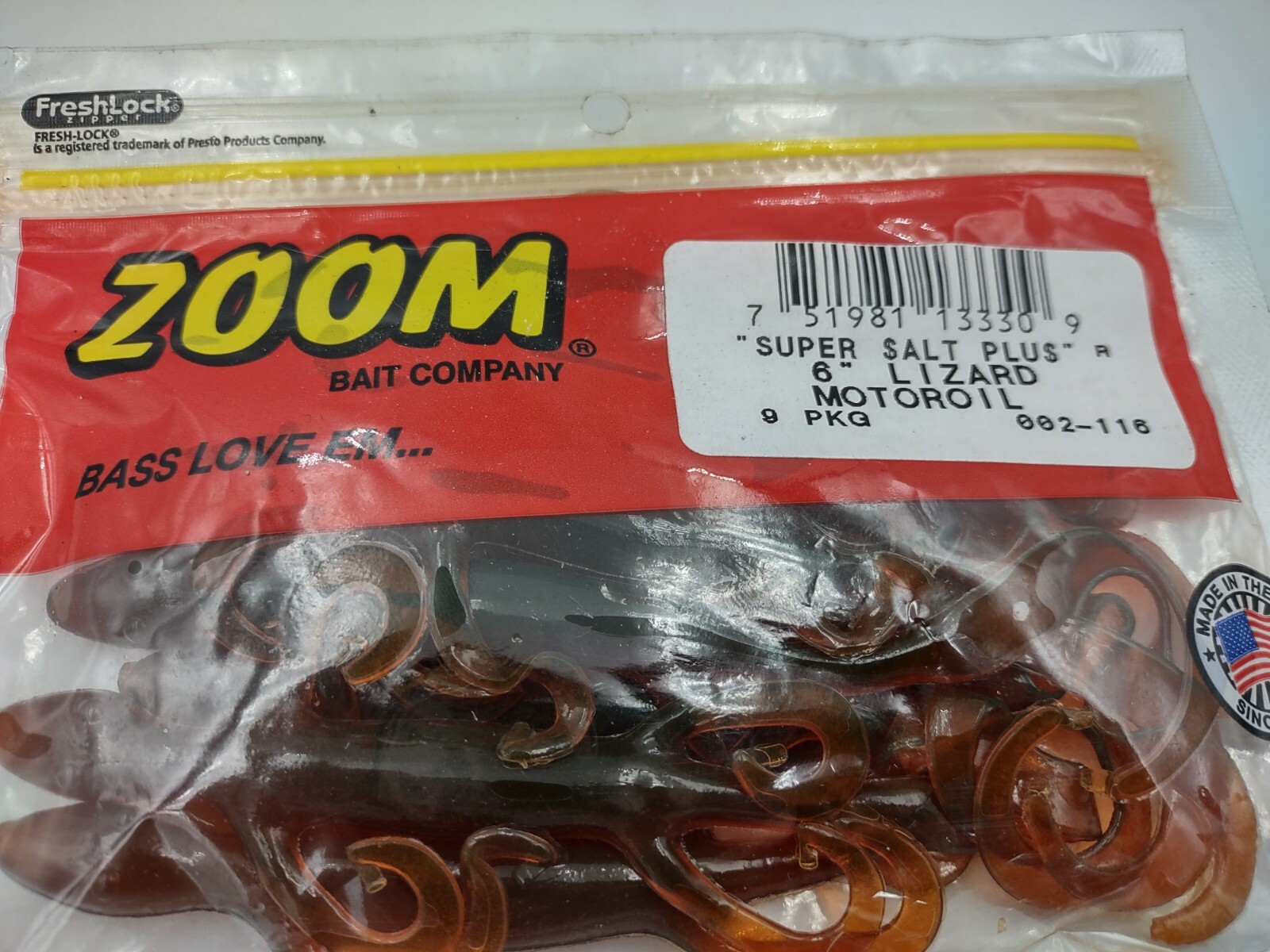 Zoom 6" Lizard 9pk