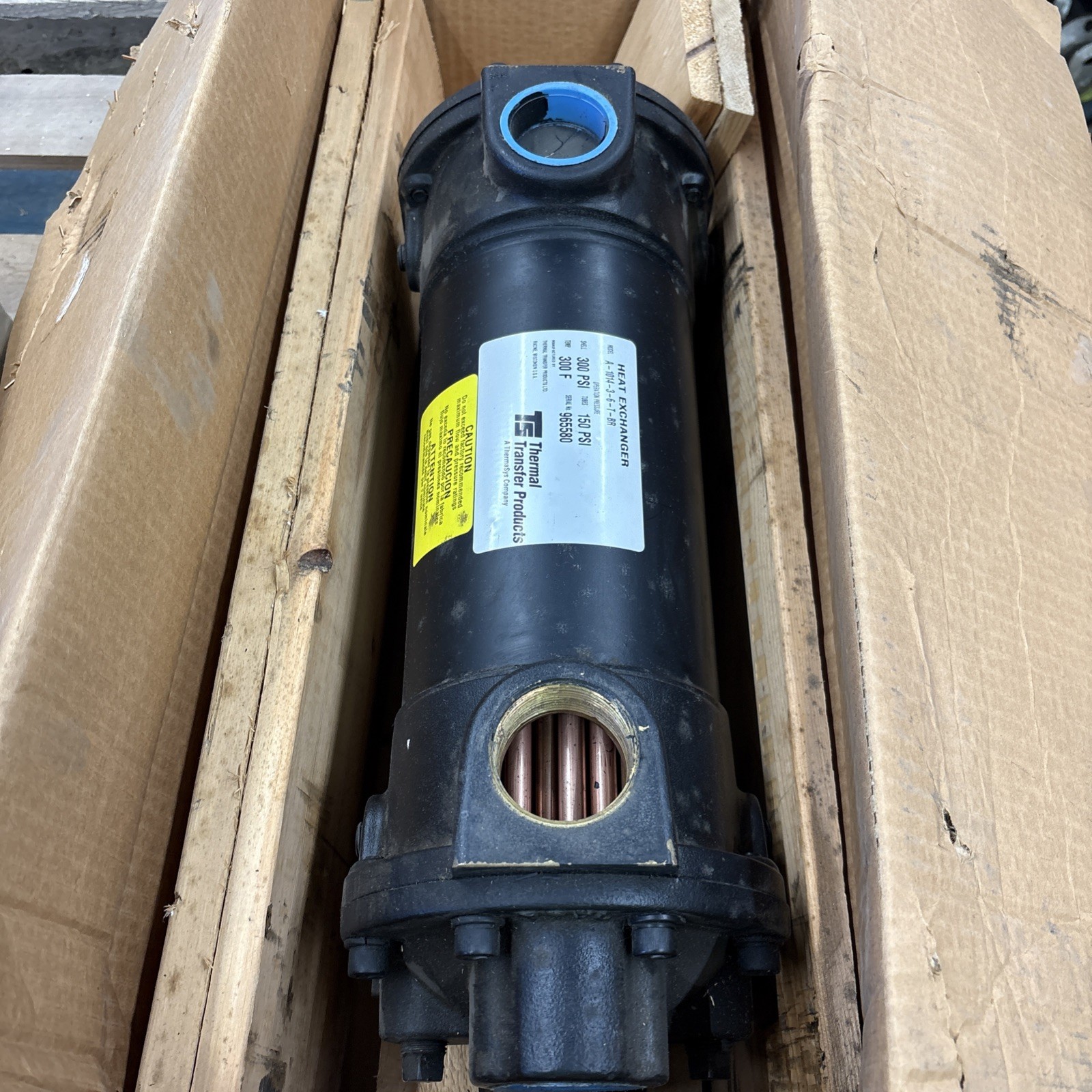 Thermal Transfer A-1014-3-6-T-BR Shell And Tube Heat Exchanger
