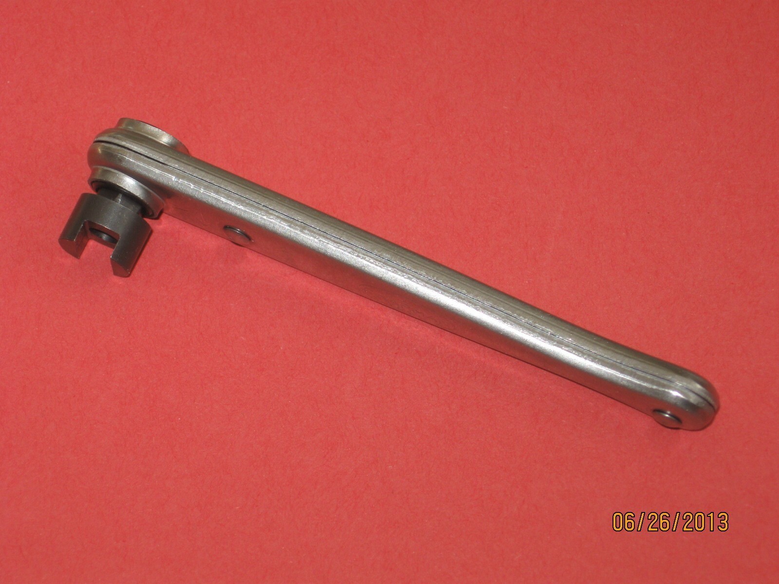 Ted Cash Ratcheting Nipple Wrench for # 11 rifle and shotgun nipples.