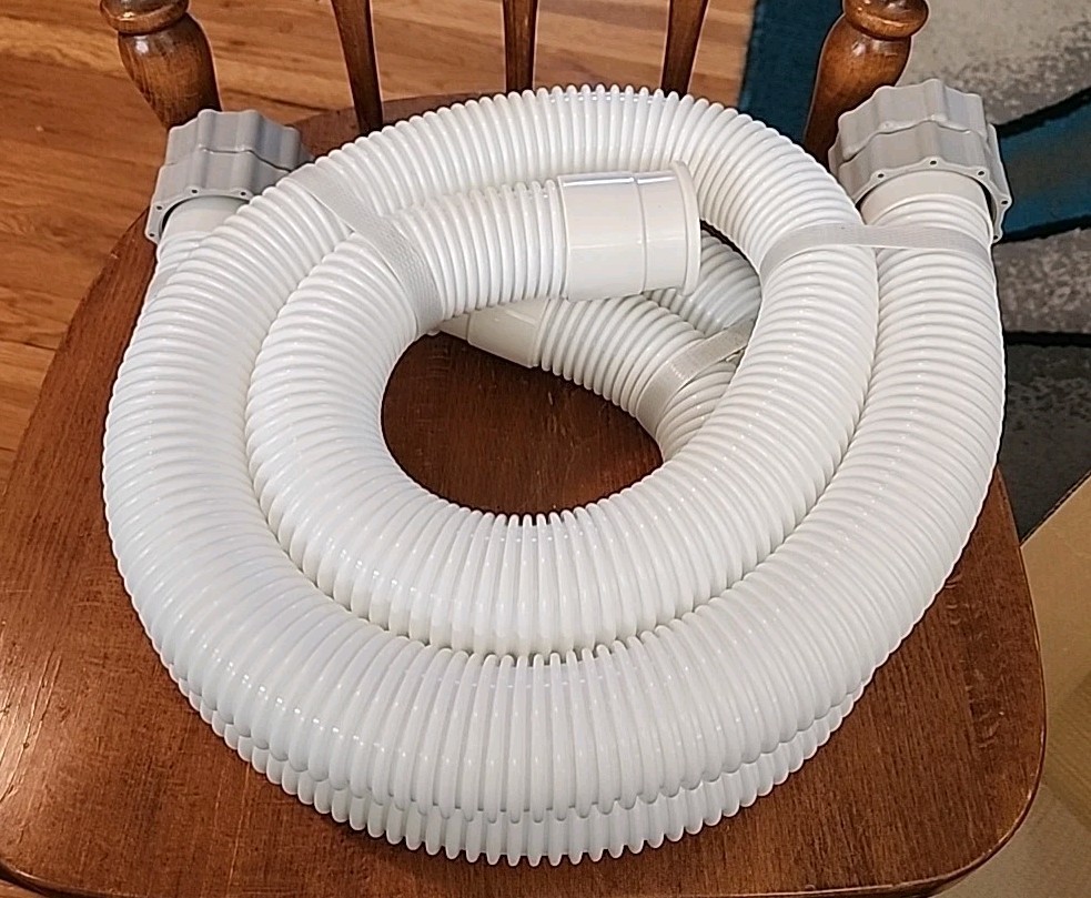 2 Pack 59" Above Ground Pool Pump Hoses 1.5" Diameter  w/ 2 Type B Adapters NEW