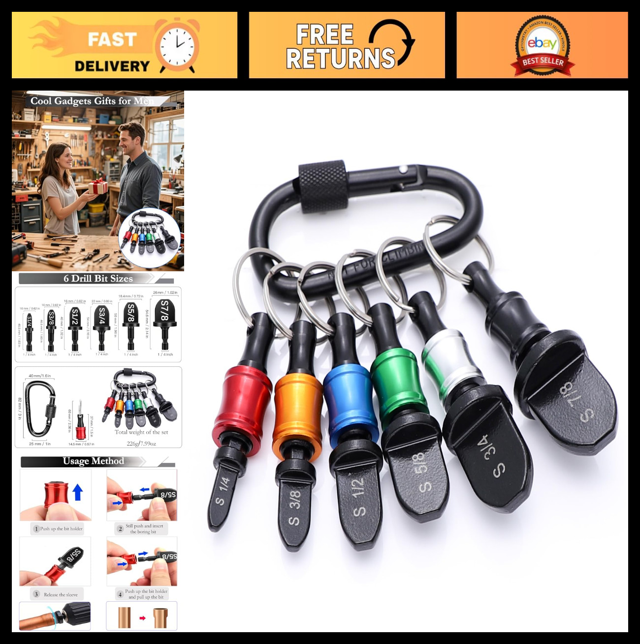 13 PCS HVAC Repair Tool Set - Copper Pipe Expander, Swaging Kit for AC Repair