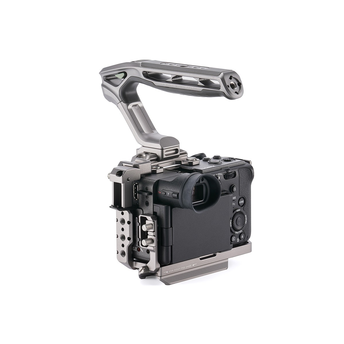 Tilta Full Camera Cage Base Kit for Sony FX2, Titanium Gray