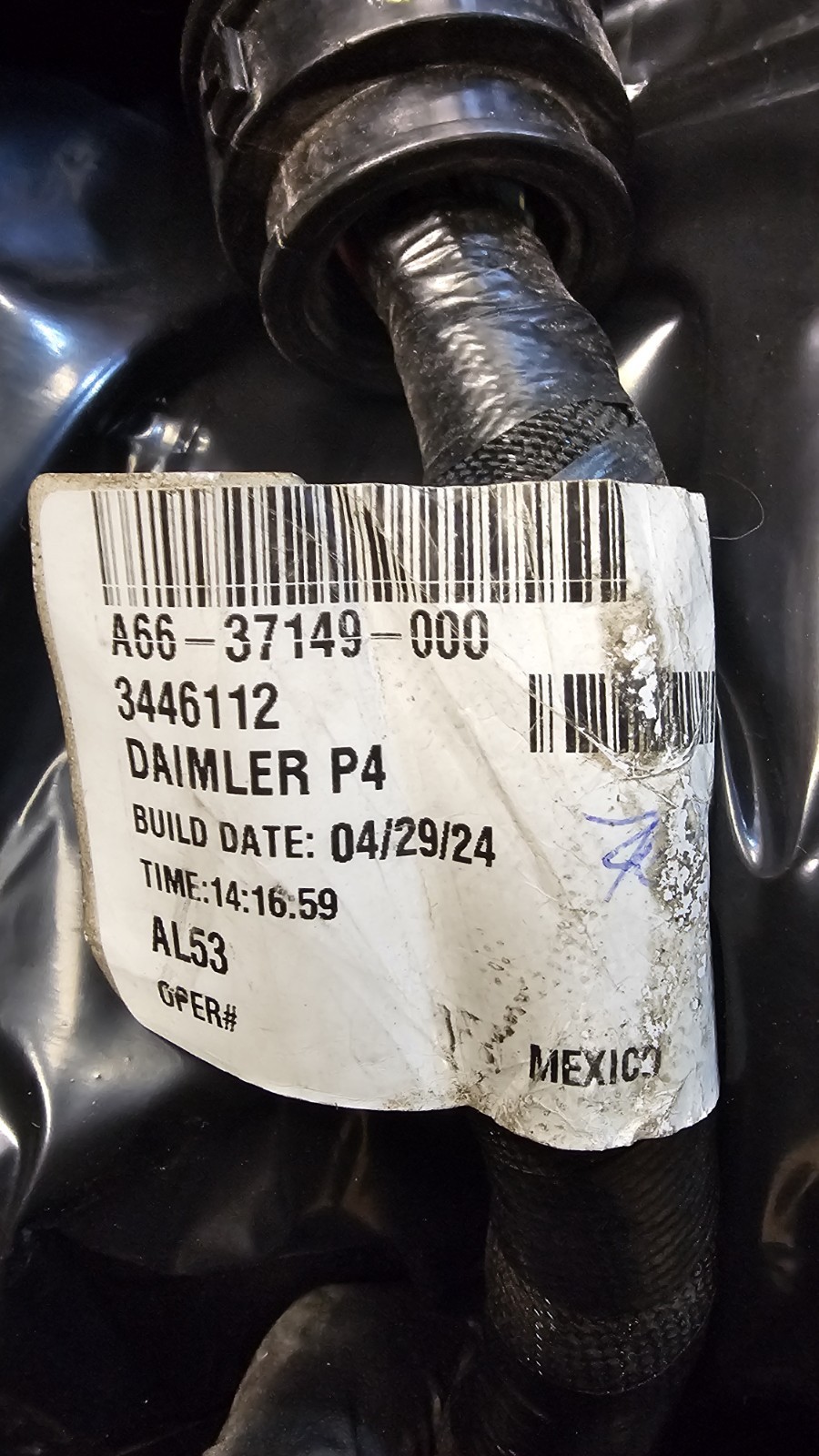 A66-37149-000 Freightliner M-2 Daimler Back of Cab to body Wiring Harness 24-25