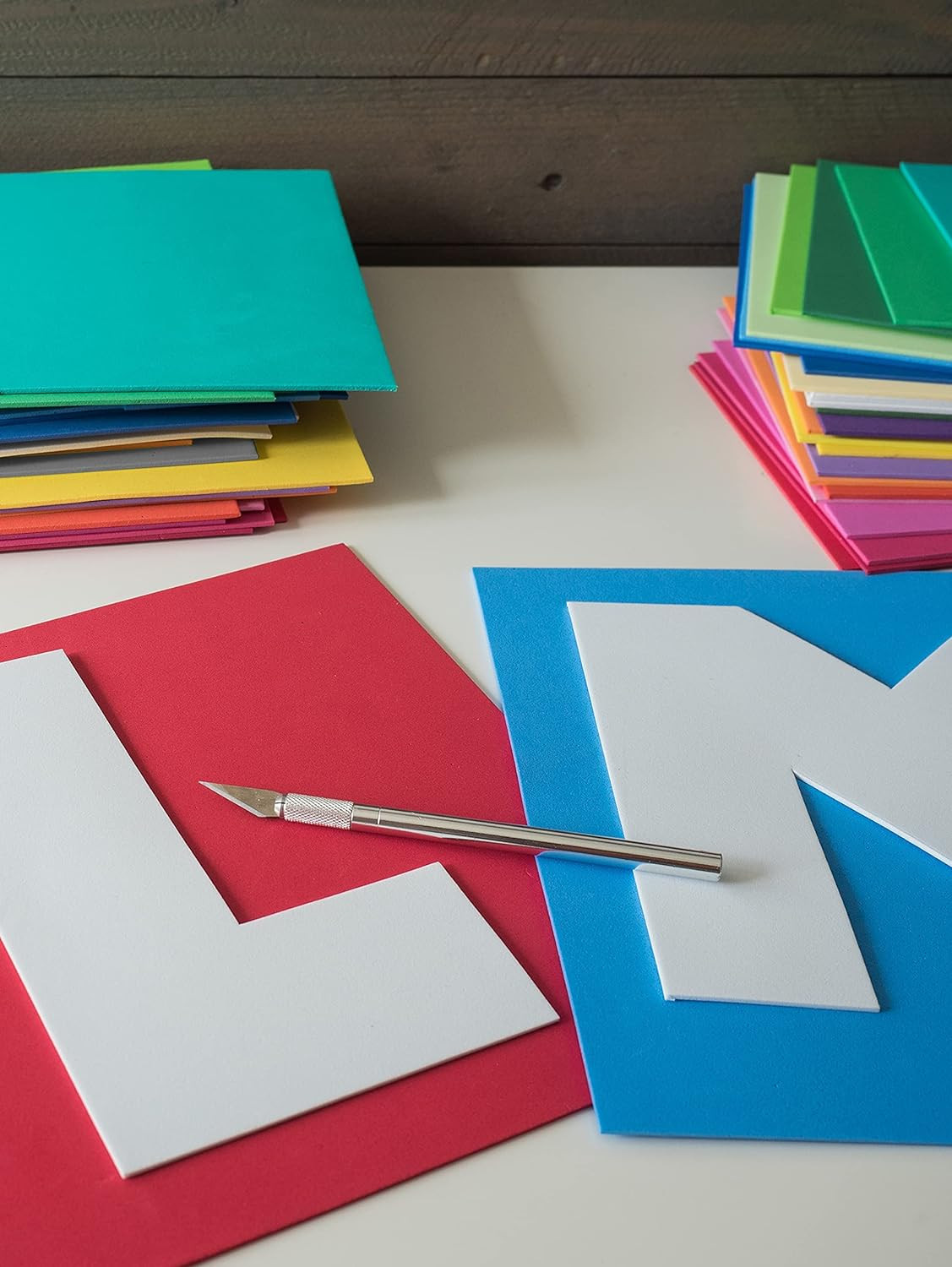 20 Pack EVA Foam Sheets, Extra Large Sheet Size, 12 x 17.5 Inch, Assorted Colors