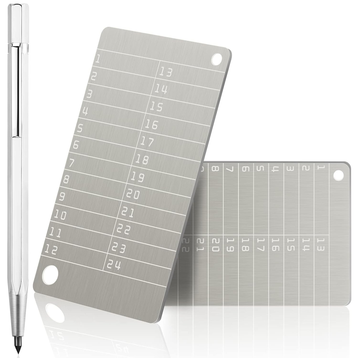 Crypto Storage Wallets Hotop Metal Marking Pen Set Metallic