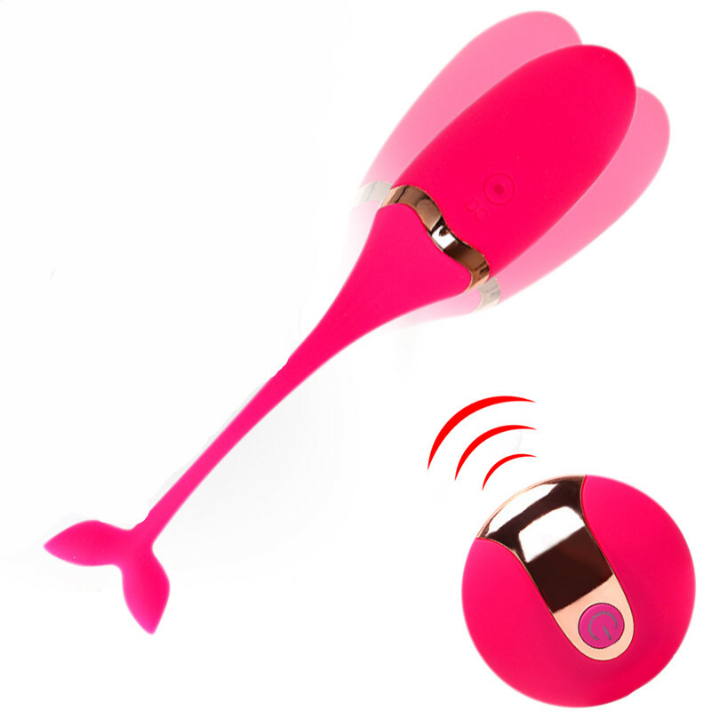 Remote-Control-Wearable Exercise Weight Vibrating Bullet Egg Vibrator for Women